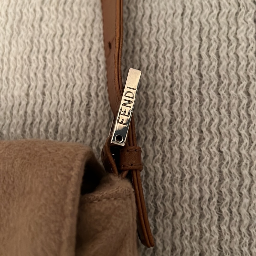 FENDI cashmere Zucca Mama Baguette Bag - Picture 3 of 13